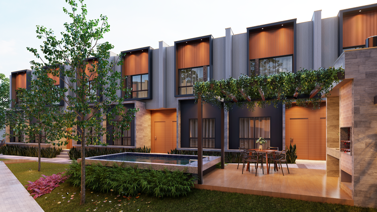 Casa 3 até 3 quartos ( 2 até 2 suítes ) para à venda em Várzea - Recife - Garden Club - CTI imobiliaria: Fachada lateral 