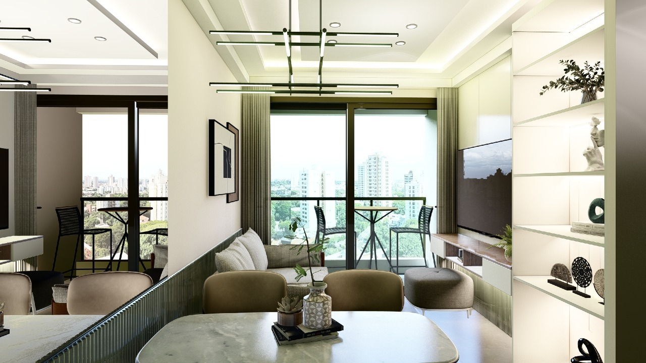 Apartamento 2 quartos ( 1 suíte ) para à venda em Torre - Recife - Engenho Santa Luzia - CTI imobiliaria: Sala e Varanda