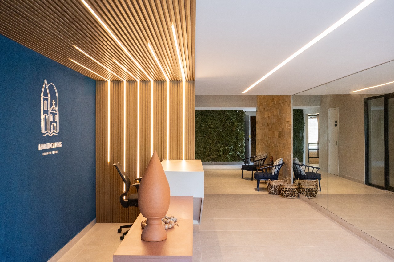 Studio 1 quarto ( ) para à venda em Centro - Tamandaré - Mar de Campas Beach Flat - CTI imobiliaria: Hall