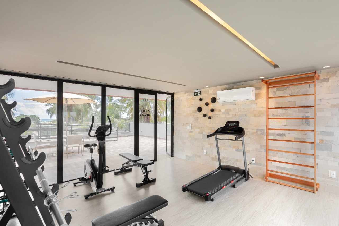 Studio 1 quarto ( ) para à venda em Centro - Tamandaré - Mar de Campas Beach Flat - CTI imobiliaria: Academia