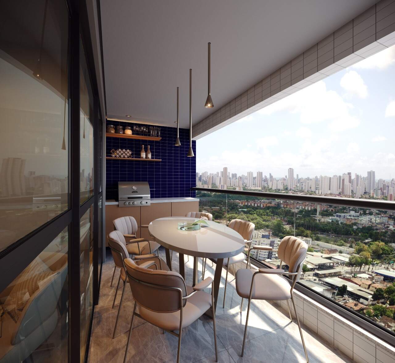 Apartamento 3 quartos ( 1 suíte ) para à venda em Cordeiro - Recife - Praça das Macieiras - CTI imobiliaria: varanda