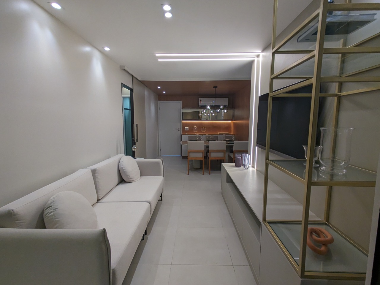 Apartamento 3 quartos ( 1 suíte ) para à venda em Cordeiro - Recife - Praça das Macieiras - CTI imobiliaria: Sala para 2 ambientes 