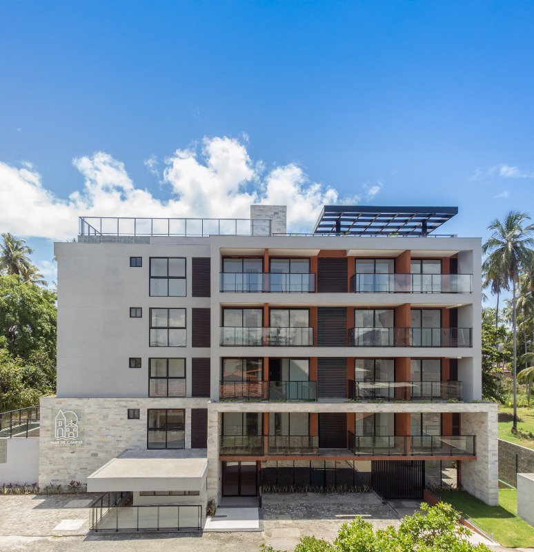 Apartamento 1 quarto ( ) para à venda em mar de campas - Tamandaré - Mar de Campas Beach Flat - CTI imobiliaria: Fachada e entrada