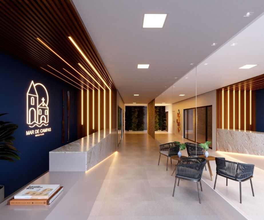 Apartamento 1 quarto ( ) para à venda em mar de campas - Tamandaré - Mar de Campas Beach Flat - CTI imobiliaria: Hall 