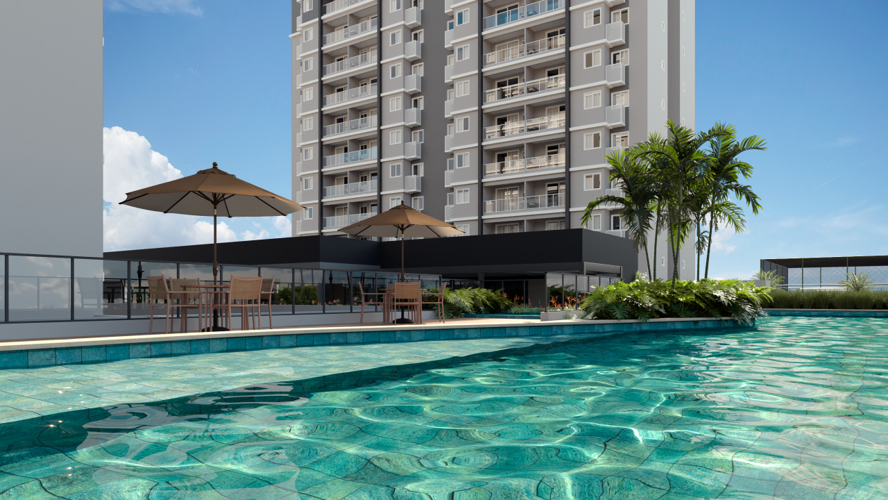 Apartamento 2 quartos ( 1 suíte ) para à venda em Imbiribeira - Recife - Pátio Solare - CTI imobiliaria: Piscina e deck