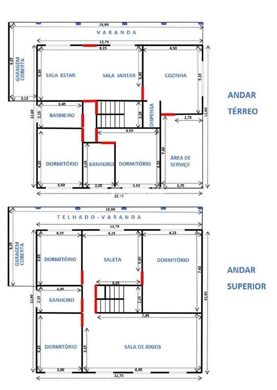 Casa à venda no Centro: 