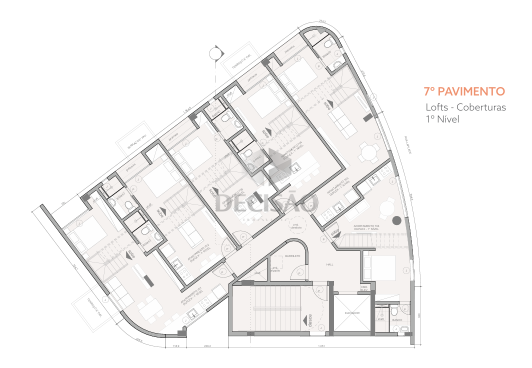 Apartamento 1 Quarto à venda no Santa Lucia: 