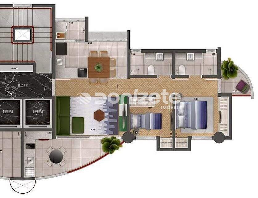Apartamento à venda no Jardim: 