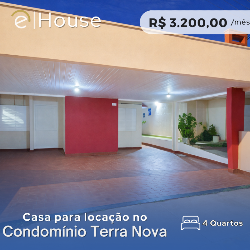 Casa para aluguel no Condomínio Terra Nova Rondonópolis: 