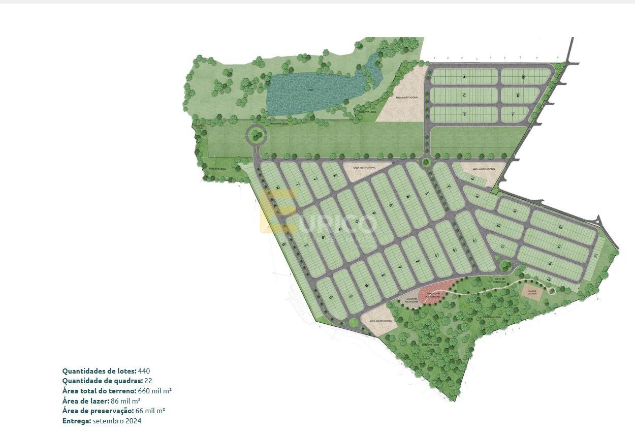 Terreno em Condomínio à venda no Jacaré em Cabreúva/SP: 