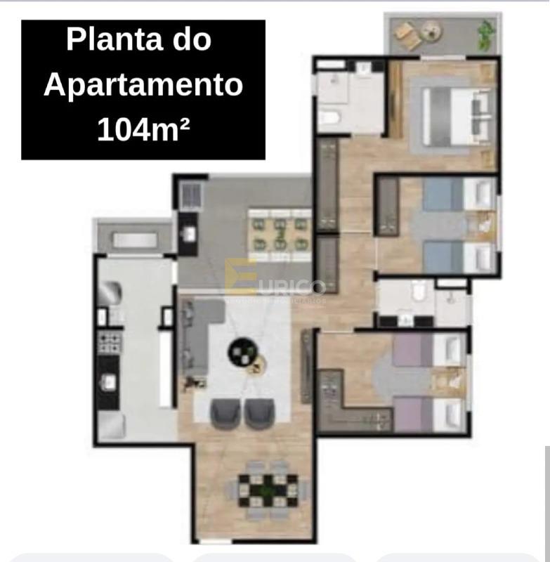 Apartamento à venda no Open View Horto em Jundiaí/SP: 