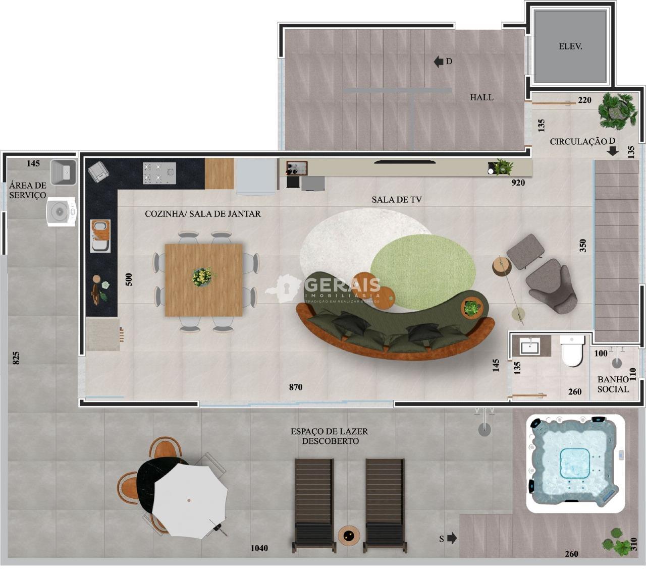 Apto Cobertura Duplex à venda no JARDIM NOVA AMÉRICA: 11- PLANTA APTO