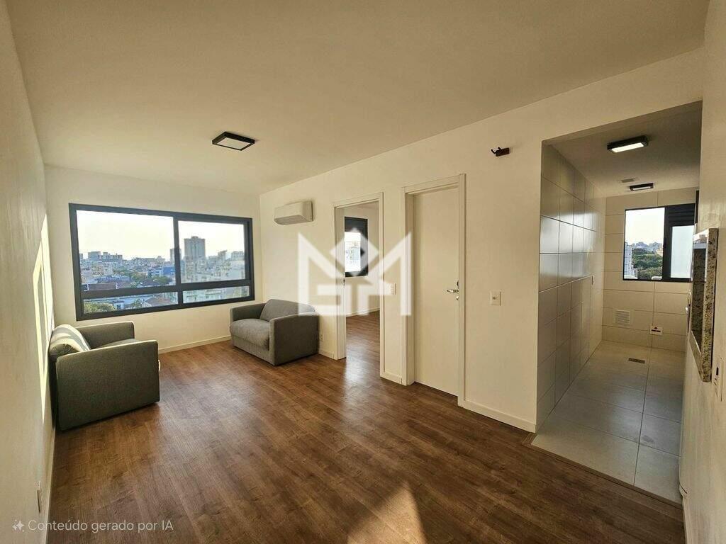 Apartamento com 1 quarto à venda, 44,05m² - Farroupilha - Porto Alegre: 