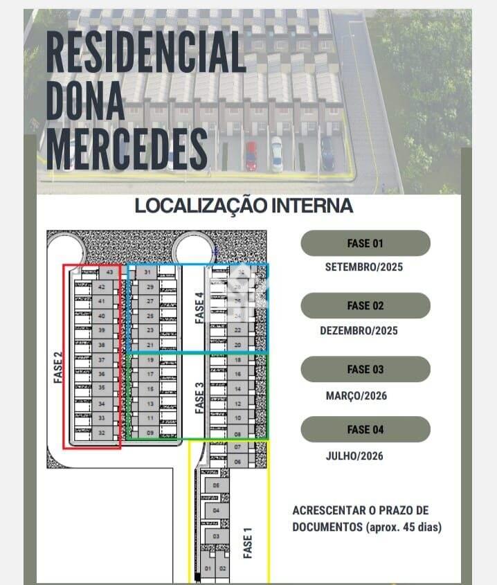 Casa com 2 quartos à venda, 62m² - Dona Mercedes - Gravataí: 
