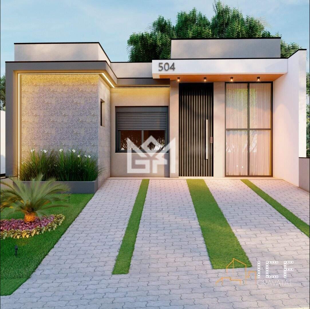 Casa com 3 quartos à venda, 93m² - Morada do Vale II - Gravataí: 