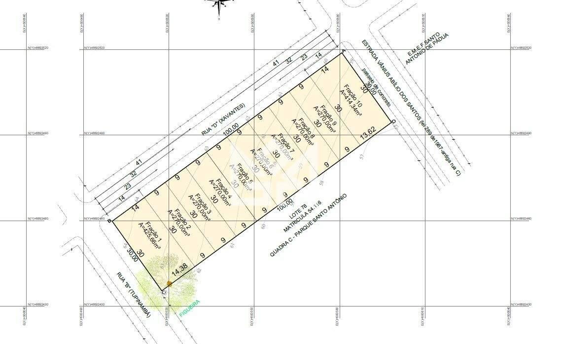 Terreno/Lote com à venda, 425,66m² - Santo Antônio - Gravataí: 