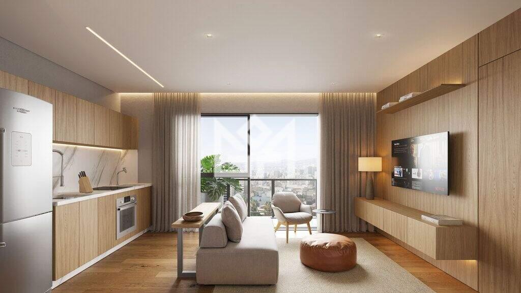 Apartamento com 1 quarto à venda, 50,01m² - Boa Vista - Porto Alegre: 