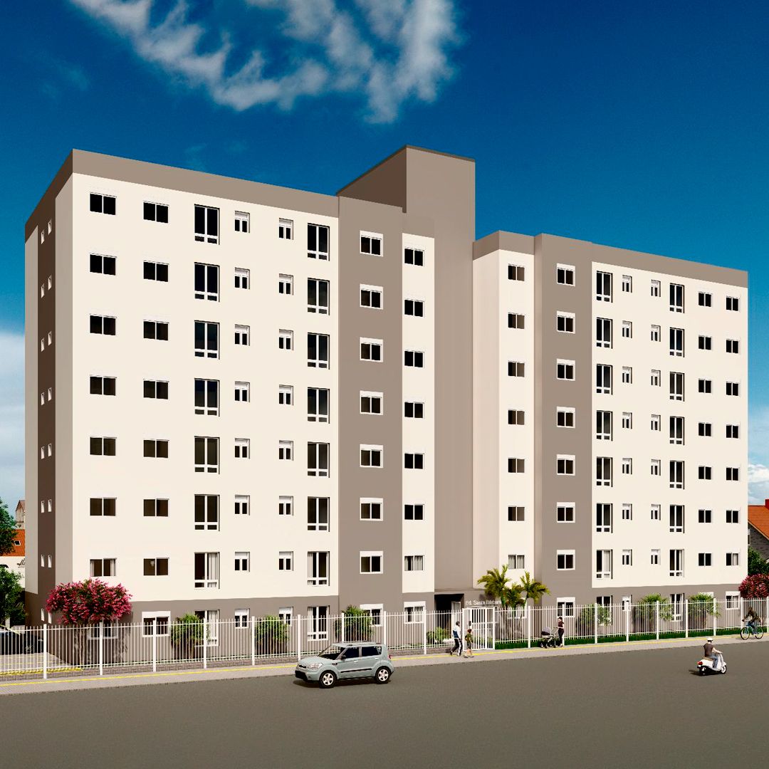 Apartamento com 2 quartos para aluguel, 50m² - Vila Princesa Izabel - Cachoeirinha: 