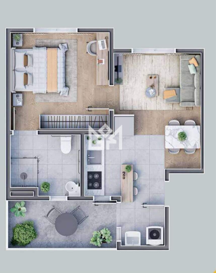 Apartamento com 2 quartos à venda, 43,13m² - Distrito Industrial - Cachoeirinha: 