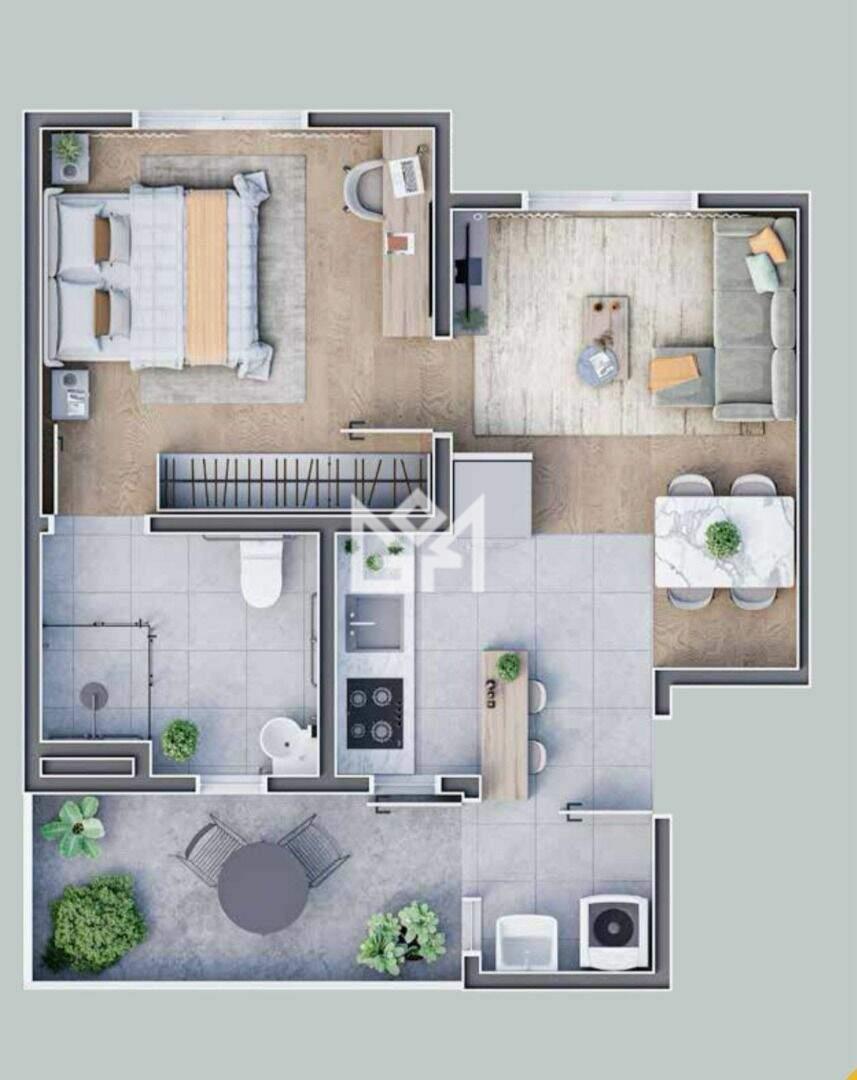 Apartamento com 2 quartos à venda, 43,13m² - Distrito Industrial - Cachoeirinha: 