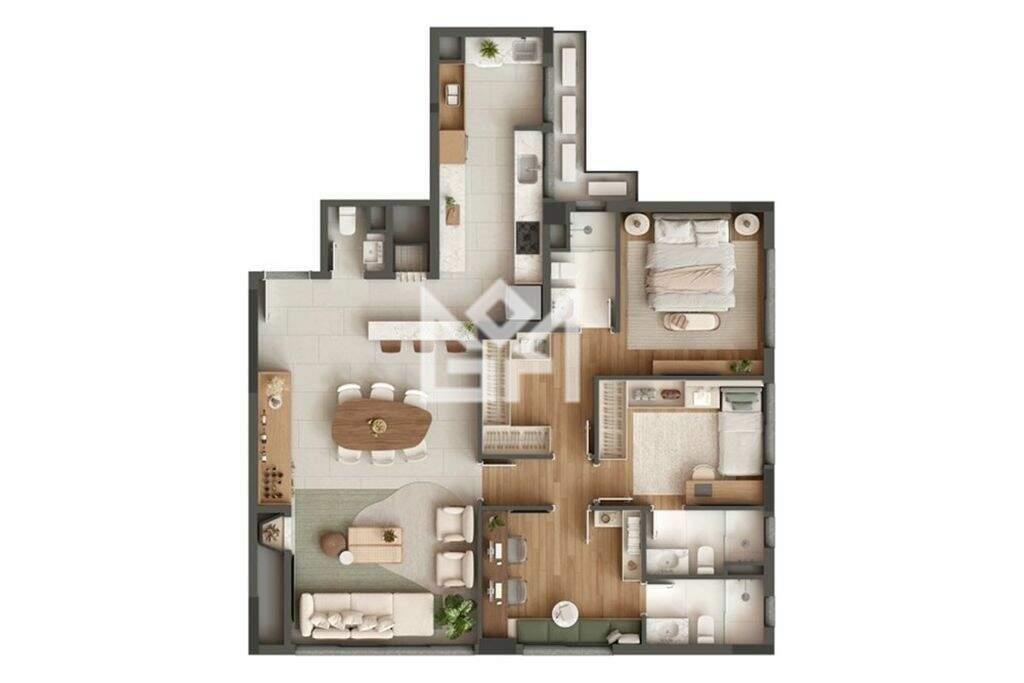 Apartamento com 3 quartos à venda, 122m² - Rio Branco - Porto Alegre: 