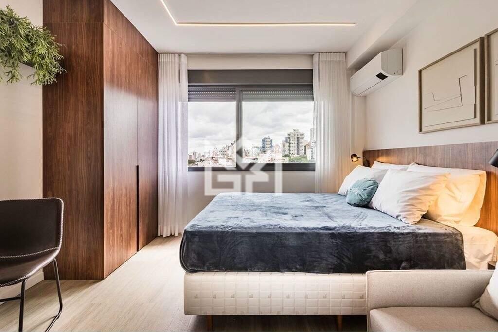 Apartamento com 1 quarto à venda, 24,7m² - Rio Branco - Porto Alegre: 