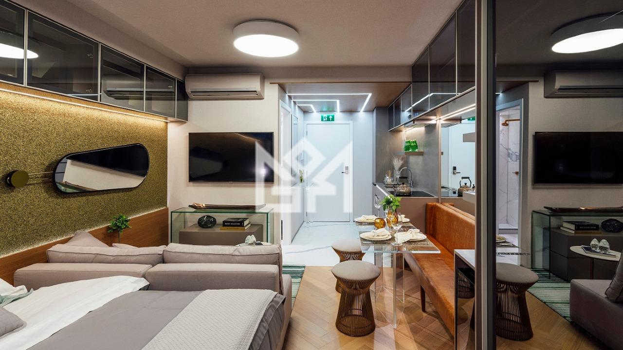 Apartamento com 1 quarto à venda, 29m² - Mont'Serrat - Porto Alegre: 