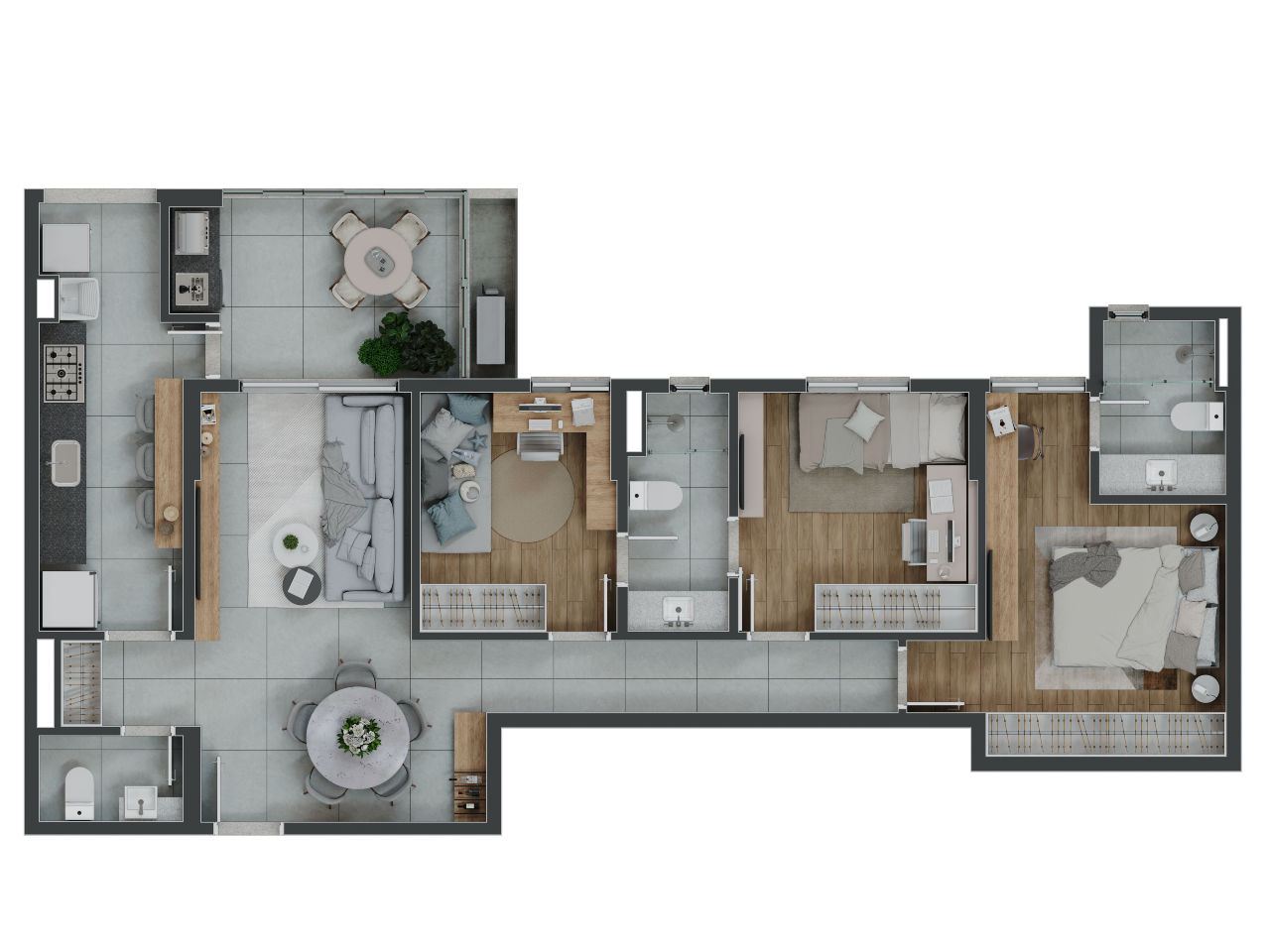 Apartamento, 3 quartos, 94 m² - Foto 20