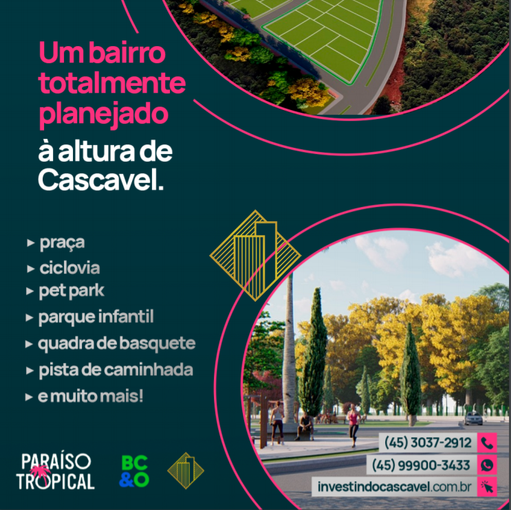 Lote à venda no Paraíso Tropical : 