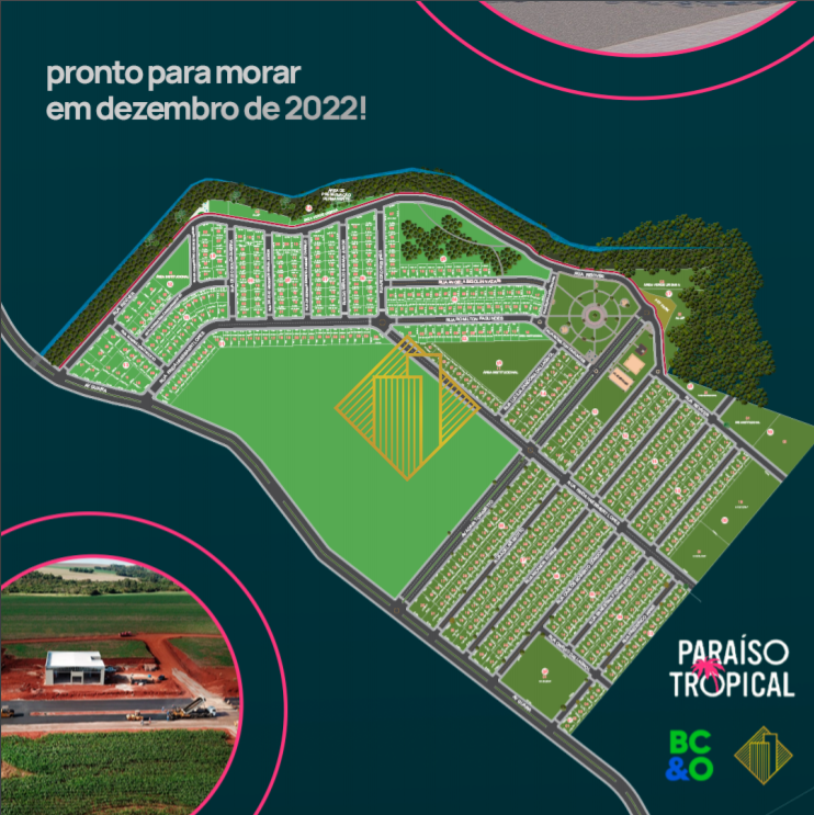 Lote à venda no Paraíso Tropical : 