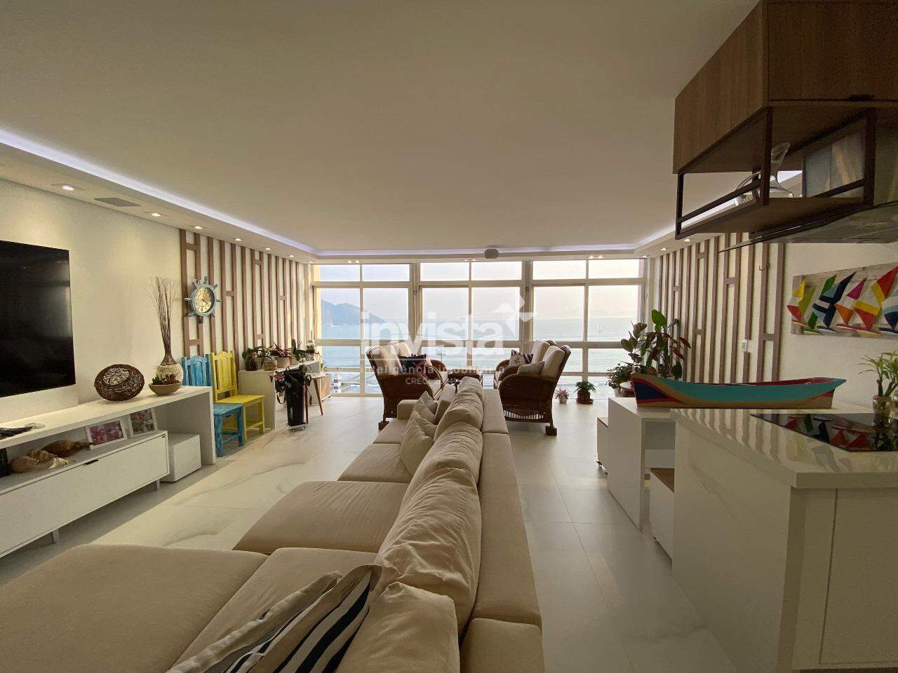 C&oacute;digo: 11504 R$ 2.050.000,00 Apartamento &agrave; venda no bairro Aparecida 200 m&sup2; 3 quartos 1 vaga - Santos