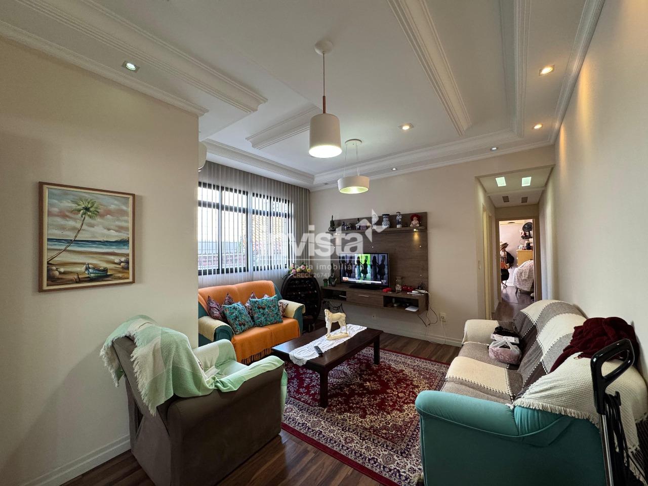 C&oacute;digo: 12124 R$ 449.000,00 Apartamento &agrave; venda no bairro Embar&eacute; 85 m&sup2; 2 quartos 1 vaga - Santos