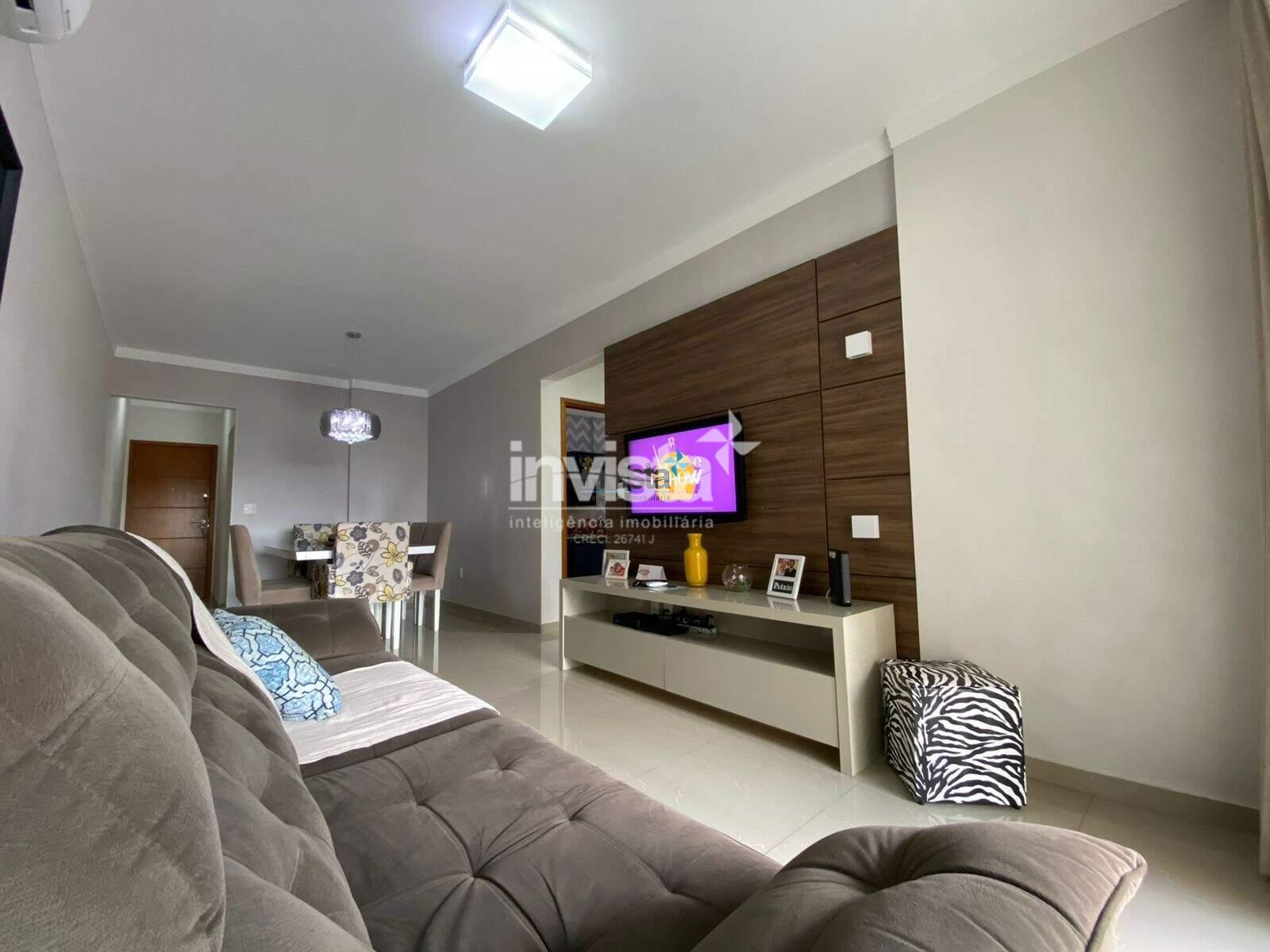C&oacute;digo: 12566 R$ 675.000,00 Apartamento &agrave; venda no bairro Encruzilhada 78 m&sup2; 2 quartos 1 vaga - Santos