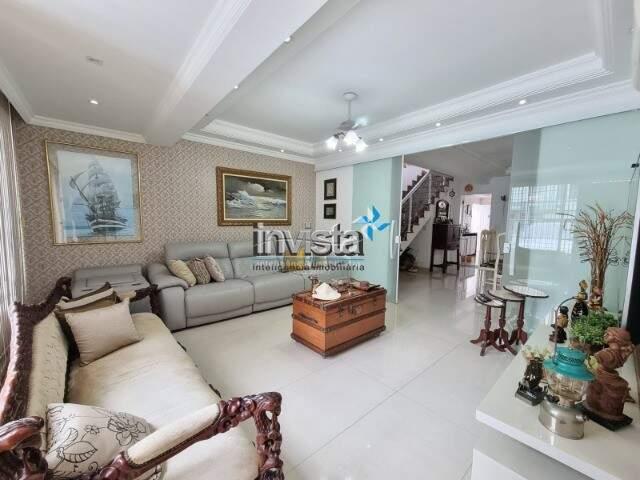 C&oacute;digo: 12822 R$ 3.200.000,00 Casa &agrave; venda no bairro Boqueir&atilde;o 218 m&sup2; 3 quartos 2 vagas - Santos