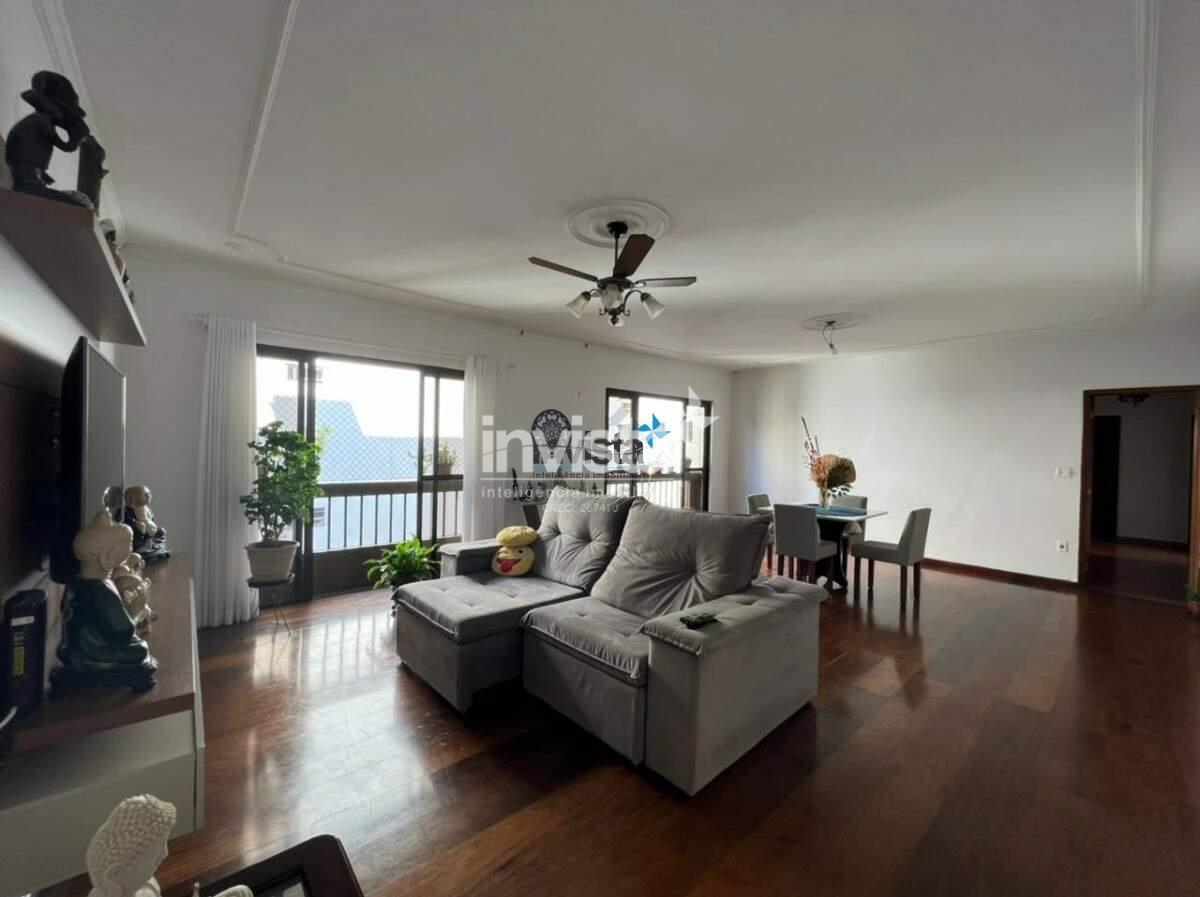 C&oacute;digo: 13887 R$ 1.650.000,00 Apartamento &agrave; venda no bairro Boqueir&atilde;o 160 m&sup2; 3 quartos 2 vagas - Santos