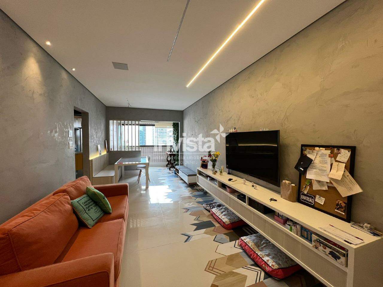 C&oacute;digo: 13987 R$ 745.000,00 Apartamento &agrave; venda no bairro Vila Mathias 100 m&sup2; 2 quartos 1 vaga - Santos