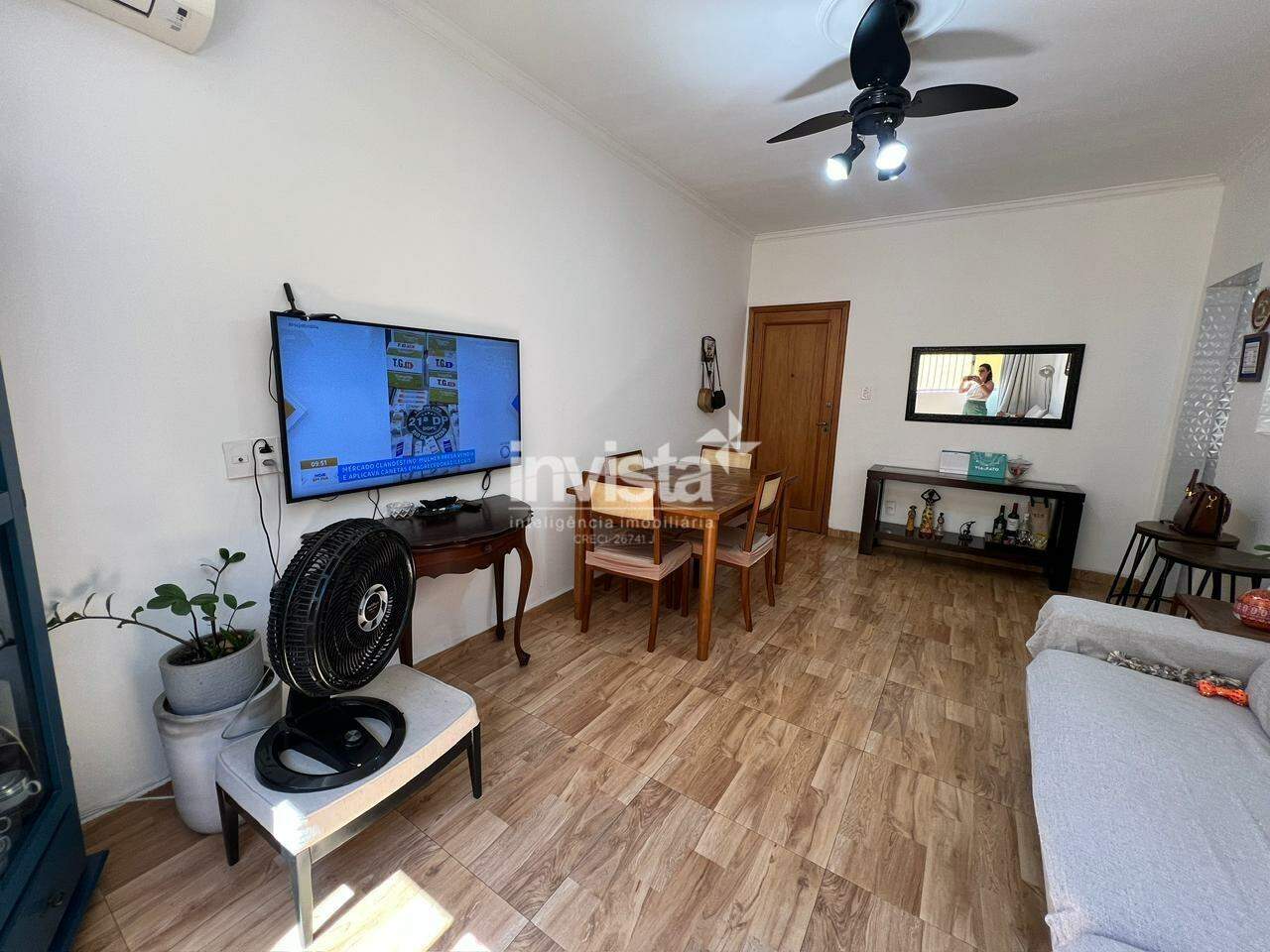 C&oacute;digo: 14129 R$ 420.000,00 Apartamento &agrave; venda no bairro Campo Grande 77 m&sup2; 2 quartos 0 vagas - Santos