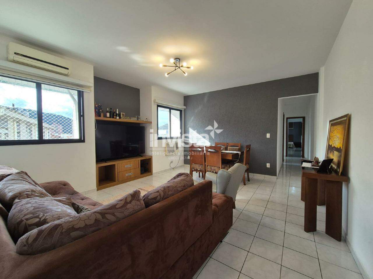 C&oacute;digo: 14466 R$ 745.000,00 Apartamento &agrave; venda no bairro Campo Grande 122 m&sup2; 3 quartos 2 vagas - Santos