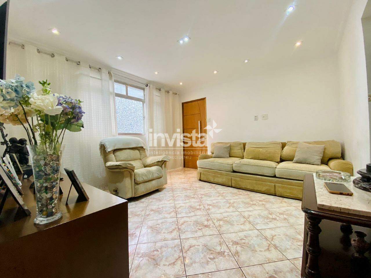 C&oacute;digo: 15551 R$ 385.000,00 Apartamento &agrave; venda no bairro Gonzaga 70 m&sup2; 2 quartos 0 vagas - Santos