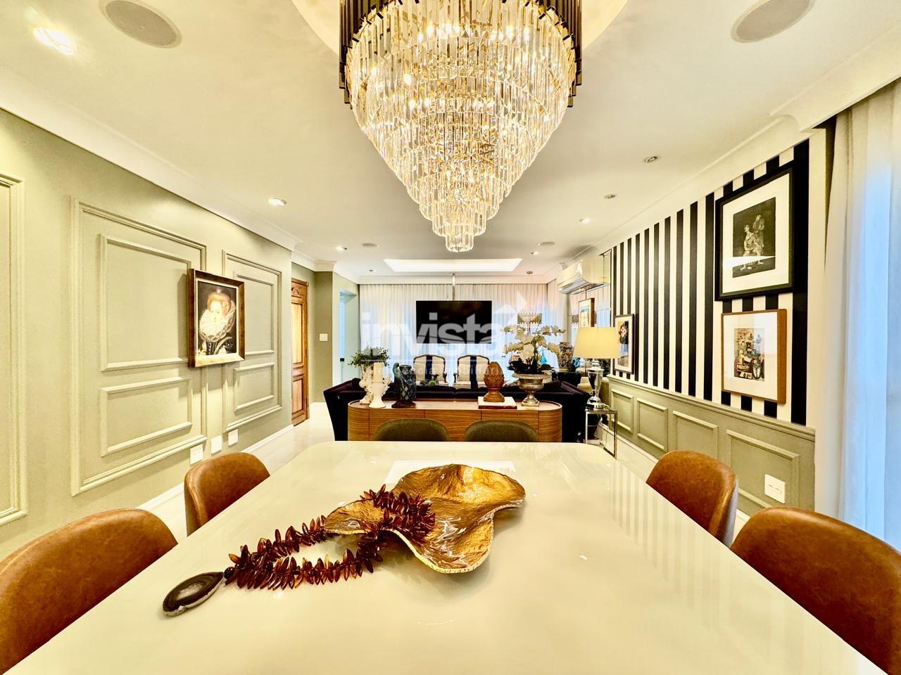 C&oacute;digo: 1594 R$ 1.530.000,00 Apartamento &agrave; venda no bairro Pomp&eacute;ia 146 m&sup2; 3 quartos 2 vagas - Santos