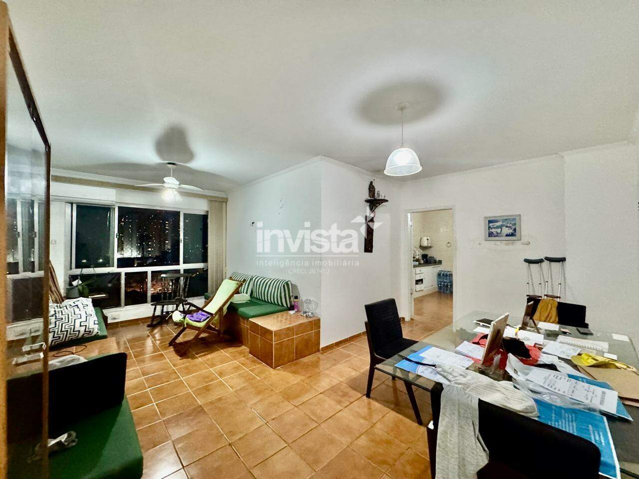 C&oacute;digo: 1886 R$ 550.000,00 Apartamento &agrave; venda no bairro Jos&eacute; Menino 100 m&sup2; 2 quartos 1 vaga - Santos