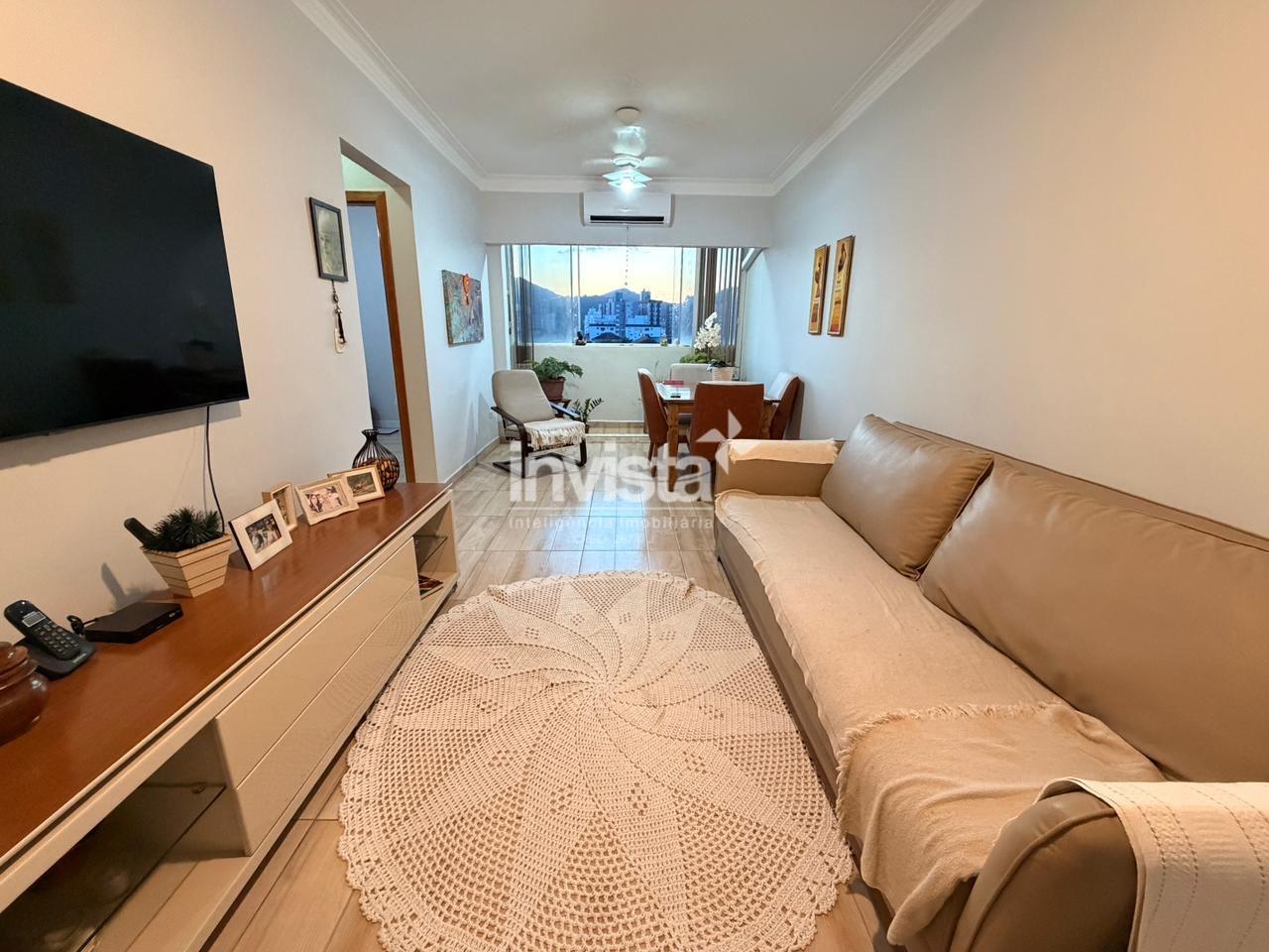C&oacute;digo: 19234 R$ 550.000,00 Apartamento &agrave; venda no bairro Campo Grande 83 m&sup2; 2 quartos 1 vaga - Santos