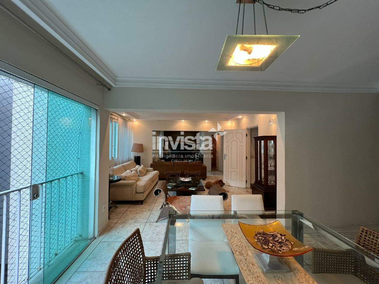 C&oacute;digo: 19960 R$ 899.999,00 Apartamento &agrave; venda no bairro Ponta da Praia 184 m&sup2; 4 quartos 2 vagas - Santos