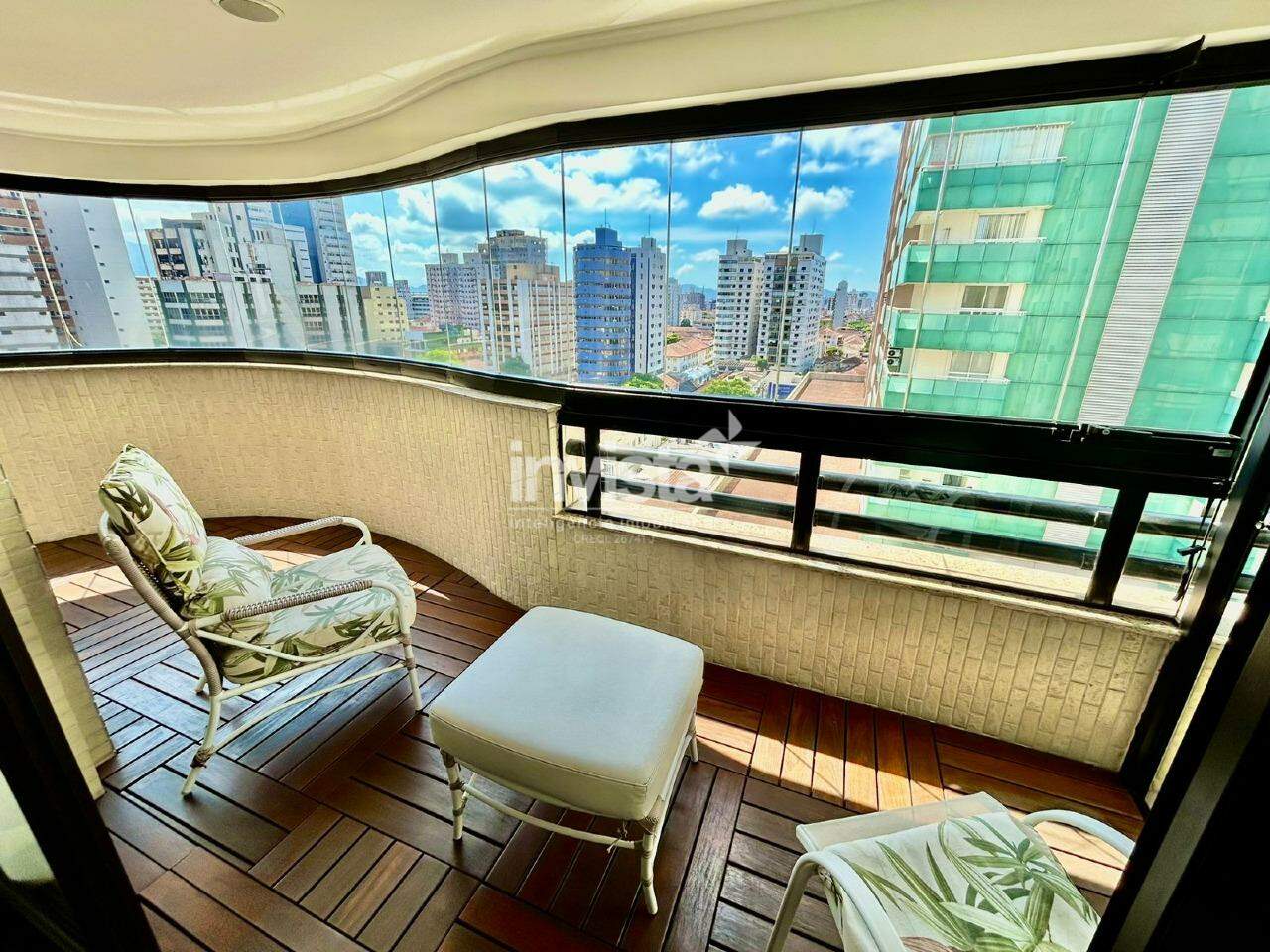 C&oacute;digo: 20375 R$ 2.025.000,00 Apartamento &agrave; venda no bairro Boqueir&atilde;o 225 m&sup2; 3 quartos 3 vagas - Santos