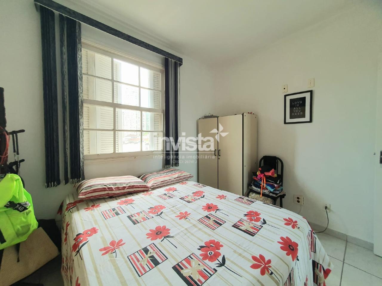 Apartamento de 2 dormit&oacute;rios no Marap&eacute; em Santos - Santos