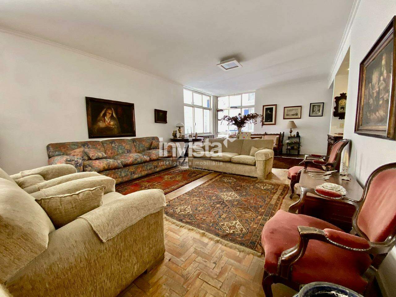 C&oacute;digo: 21073 R$ 900.000,00 Apartamento &agrave; venda no bairro Gonzaga 240 m&sup2; 3 quartos 1 vaga - Santos