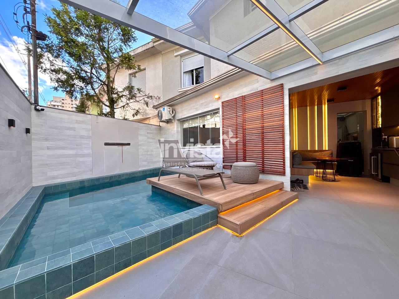 C&oacute;digo: 21848 R$ 2.800.000,00 Casa &agrave; venda no bairro Embar&eacute; 204 m&sup2; 3 quartos 1 vaga - Santos