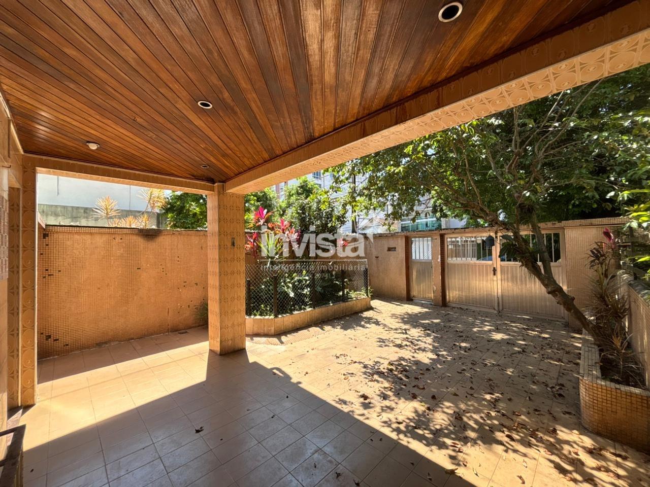 C&oacute;digo: 22596 R$ 4.000,00 Casa Sobreposta Baixa para alugar no bairro Embar&eacute; 150 m&sup2; 2 quartos 2 vagas - Santos