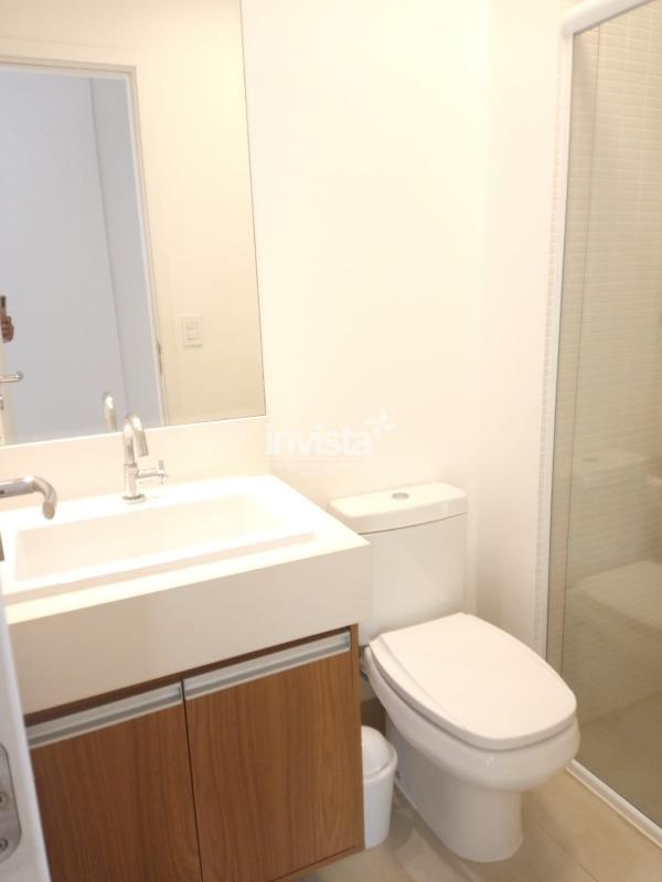 Espet&aacute;culo de apartamento 2 dormit&oacute;rios frente mar. - Santos