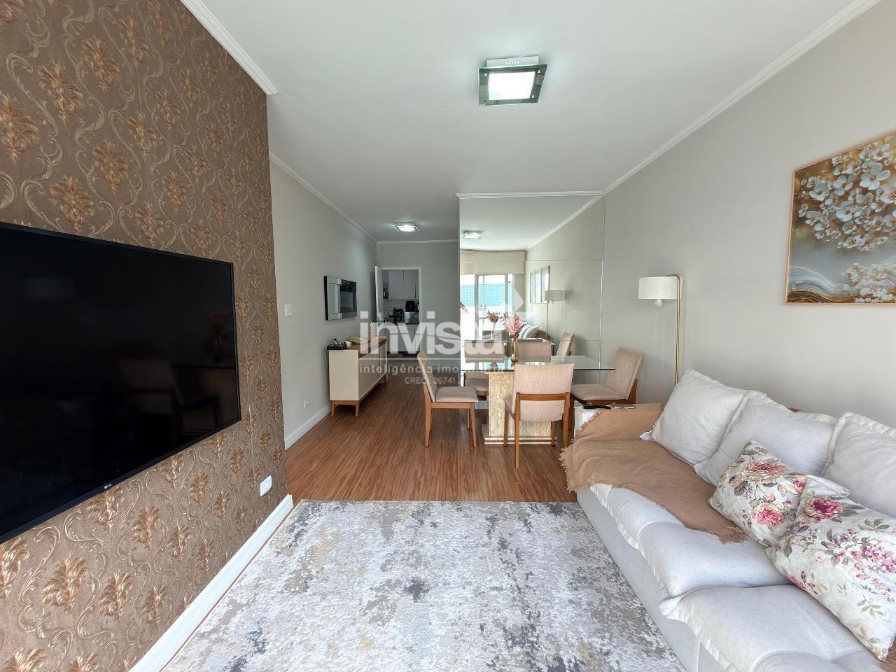 C&oacute;digo: 23242 R$ 850.000,00 Apartamento &agrave; venda no bairro Ponta da Praia 74 m&sup2; 2 quartos 1 vaga - Santos